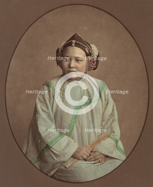 Fille de Lanxchow, 1870s. Creator: Baron Raimund von Stillfried.