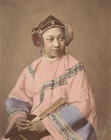 Fille de Lanxchow, 1870s. Creator: Baron Raimund von Stillfried