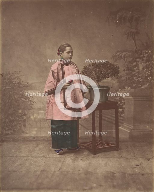 Fille de Shanghai, 1870s. Creator: Unknown.