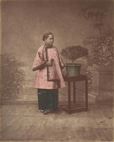 Fille de Shanghai, 1870s. Creator: Unknown