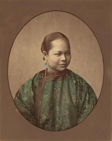 Fille de Shanghai, 1870s. Creator: Baron Raimund von Stillfried