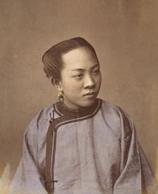 Fille de Shanghai, 1870s. Creator: Baron Raimund von Stillfried