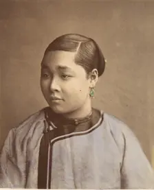 Fille de Shanghai, 1870s. Creator: Baron Raimund von Stillfried