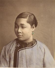 Fille de Shanghai, 1870s. Creator: Baron Raimund von Stillfried