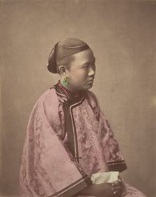 Fille de Shanghai, 1870s. Creator: Baron Raimund von Stillfried