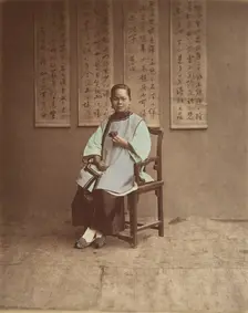Fille de Shanghai, 1870s. Creator: Baron Raimund von Stillfried