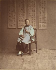 Fille de Shanghai, 1870s. Creator: Baron Raimund von Stillfried