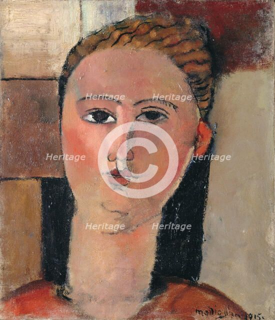 Fille rousse, 1915. Creator: Modigliani, Amedeo (1884-1920).