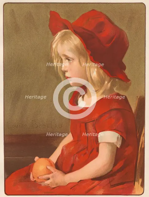 Fillette à lOrange, 1899. Creator: Louise Breslau (Swiss, 1856-1927); Imprimerie Champenois.