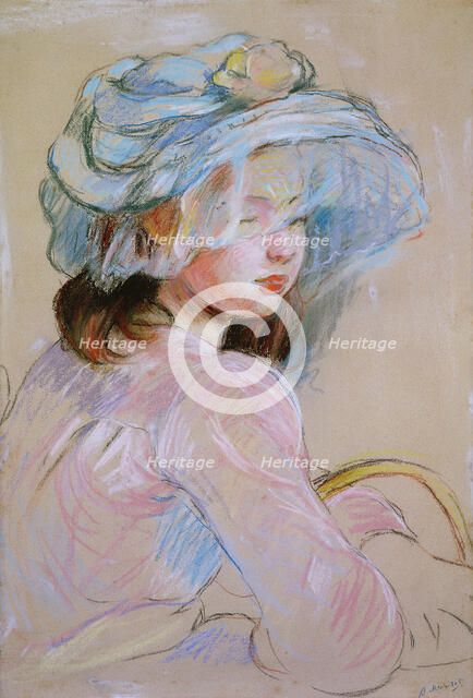 Fillette au panier, 1891. Creator: Morisot, Berthe (1841-1895).