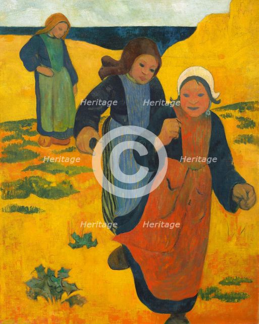 Filles aux grands sables, 1891. Creator: Sérusier, Paul (1864-1927).