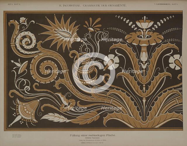 Filling a rectangular area, 1874.  Creator: Johann Eduard Jacobsthal.