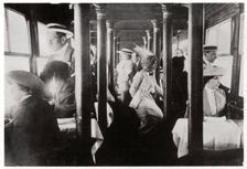 Film company on board Zeppelin LZ13 Hansa c1912-1914 (1933)