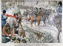 Filming in Manchuria during the Russo-Japanese War, 1904