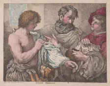 Filus Prodigus (The Prodigal Son), 1783-95., 1783-95. Creator: Thomas Rowlandson