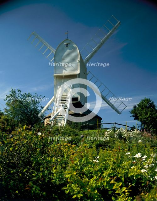 Finchingfield Windmill, Essex, 1988. Artist: Unknown
