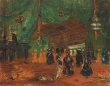 Final act of the ballet Sheherazade by N. Rimsky-Korsakov, c1910. Creator: Blanche, Jacques-Émile (1861-1942)