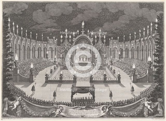Final ballet of 'L'Euleo festeggiante nel ritorno d'Alessandro dall'India', 1699. Creator: Johann Ulrich Kraus.