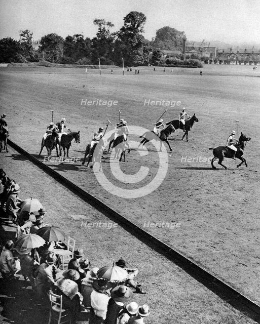 Final of the Ranelagh Open Cup, Ranelagh, London, 1926-1927. Artist: Unknown
