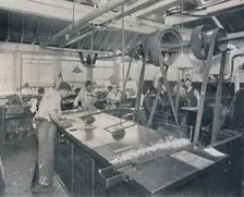 Final Operations in the Foundry. Trimming the Plates and Finishing 1917