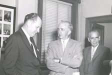 Final meeting of National Advisory Committee for Aeronautics, USA, August 21, 1958. Creator: NASA