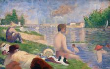 Final Study for "Bathers at Asnières", 1883. Creator: Georges-Pierre Seurat