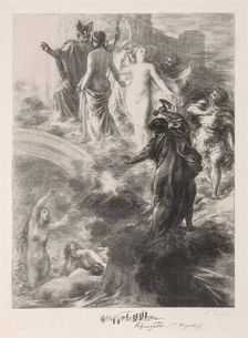 Finale of the Rhinegold, 1877. Creator: Henri Fantin-Latour (French, 1836-1904)