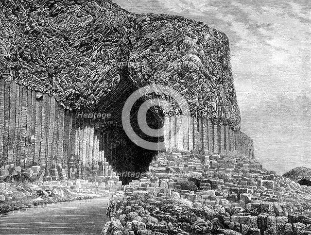 Fingal's Cave, Island of Staffa, Scotland, 19th century. Artist: Frederic Sorrieu