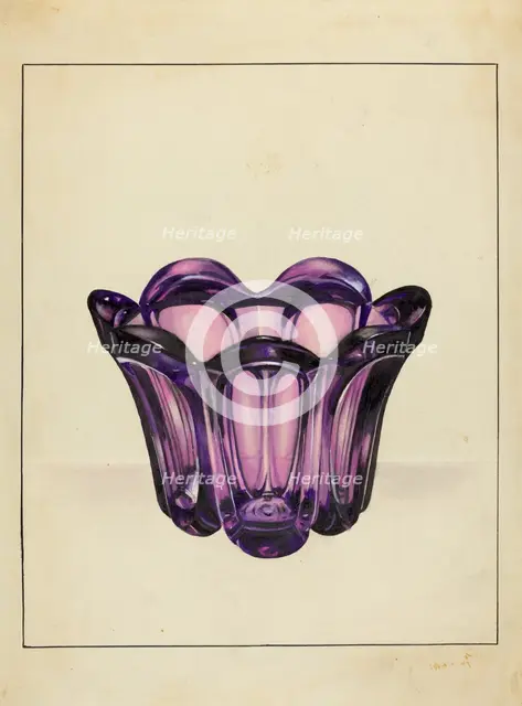 Finger Bowl, 1935/1942. Creator: John Tarantino.