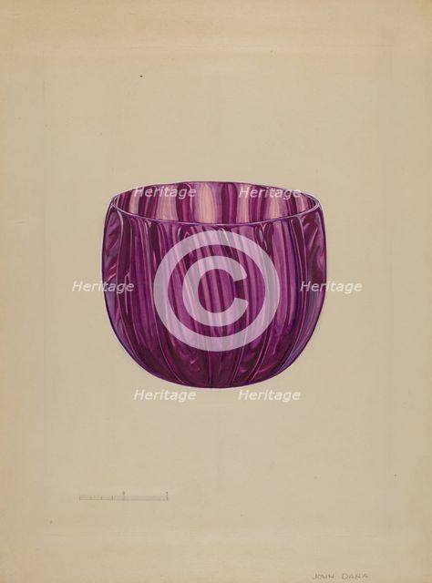 Finger Bowl, c. 1936. Creator: John Dana.