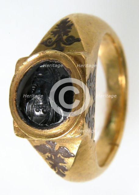 Finger Ring, Byzantine, 5th-6th century. Creator: Unknown.
