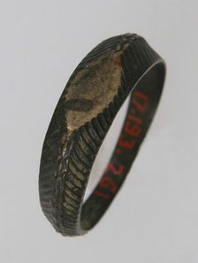 Finger Ring, Byzantine, 7th century. Creator: Unknown