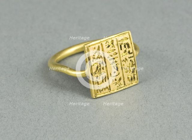 Finger Ring, Egypt, Probably Ptolemaic Period (332-30 BCE). Creator: Unknown.