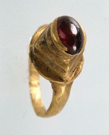 Finger Ring, Frankish, 7th century. Creator: Unknown