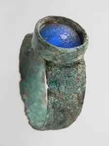 Finger Ring, Frankish, 7th century. Creator: Unknown