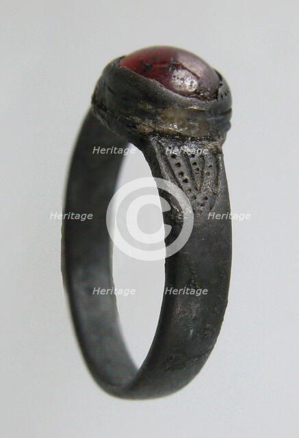 Finger Ring, Frankish, 7th century. Creator: Unknown.