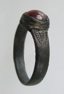 Finger Ring, Frankish, 7th century. Creator: Unknown