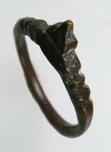 Finger Ring, Frankish, 7th century. Creator: Unknown