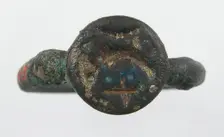 Finger Ring, Frankish, 7th century. Creator: Unknown
