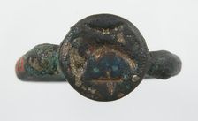 Finger Ring, Frankish, 7th century. Creator: Unknown