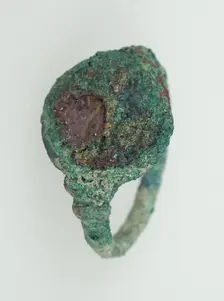 Finger Ring, Frankish, 7th century. Creator: Unknown