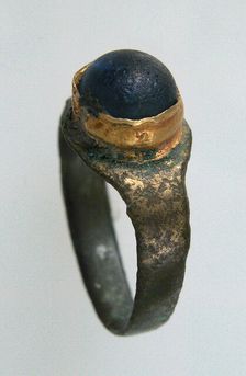 Finger Ring, Frankish, 7th century. Creator: Unknown