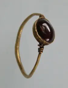 Finger Ring, Frankish, 7th century. Creator: Unknown