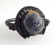 Finger Ring, Frankish, 7th century. Creator: Unknown