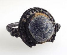 Finger Ring, Frankish, 7th century. Creator: Unknown