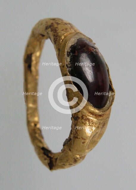 Finger Ring, Frankish, 7th century. Creator: Unknown.