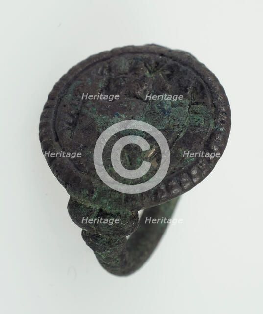 Finger Ring, Frankish, 7th century. Creator: Unknown.