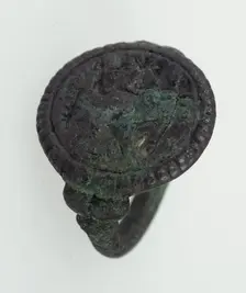 Finger Ring, Frankish, 7th century. Creator: Unknown