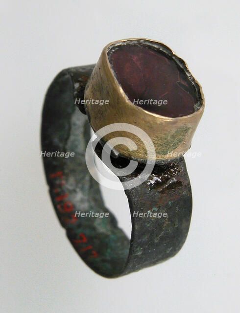 Finger Ring, Frankish, 7th century. Creator: Unknown.