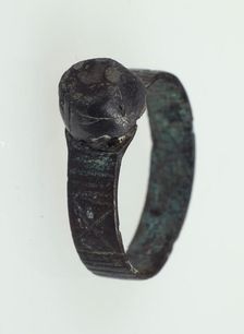 Finger Ring, Frankish, 7th century. Creator: Unknown